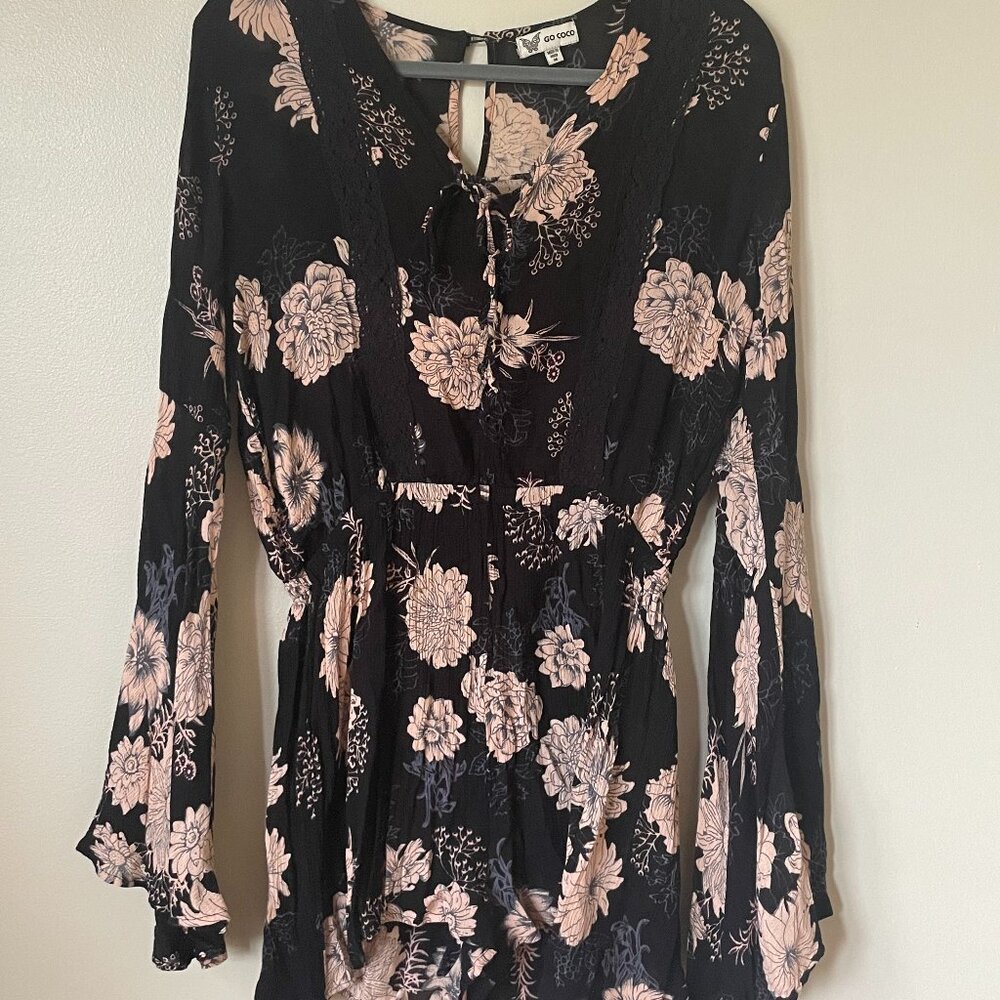 Go Coco Junior Floral Pattern Romper